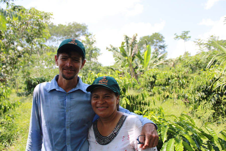 Moisés Ribeiro et Abenita Ribeiro, producteurs du lot 21